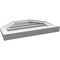 Ekena Millwork Octagonal Top Surface Mount PVC Gable Vent w/ 2"W x 2"P Brickmould Sill Frame, 20"W x 14"H GVPOT20X1403SF - alternate 5